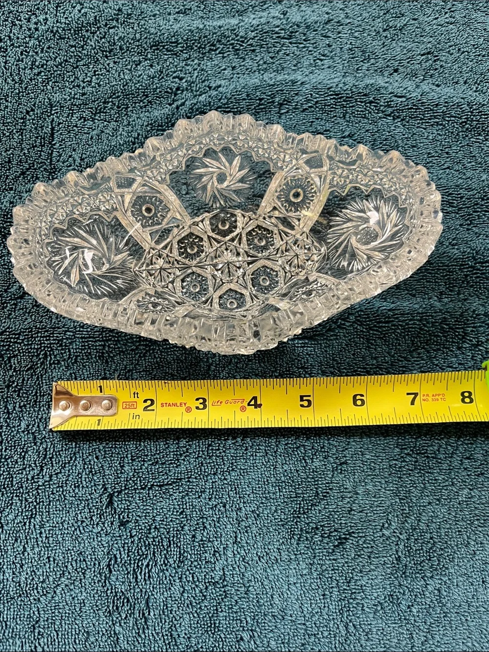 Antique Early American pattern glass candy dish